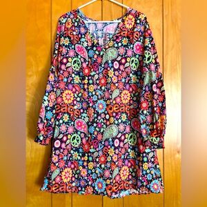New without tags 60s/70s Hippie Halloween costume dress size L